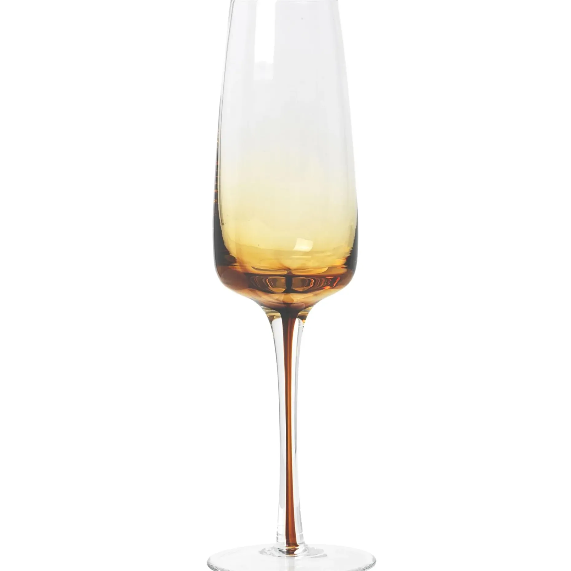 Amber Champagneglass