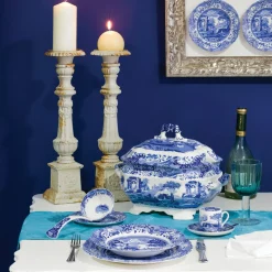 Blue Italian Dyp Tallerken