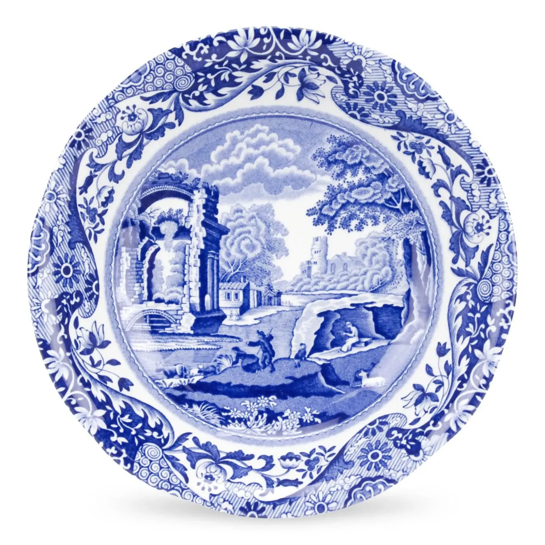 Blue Italian Frokostskal