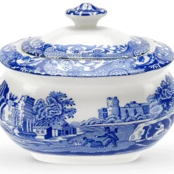 Blue Italian Sukkerskal Med Lokk