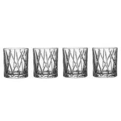 City Old Fashioned Glass 4-Pakk