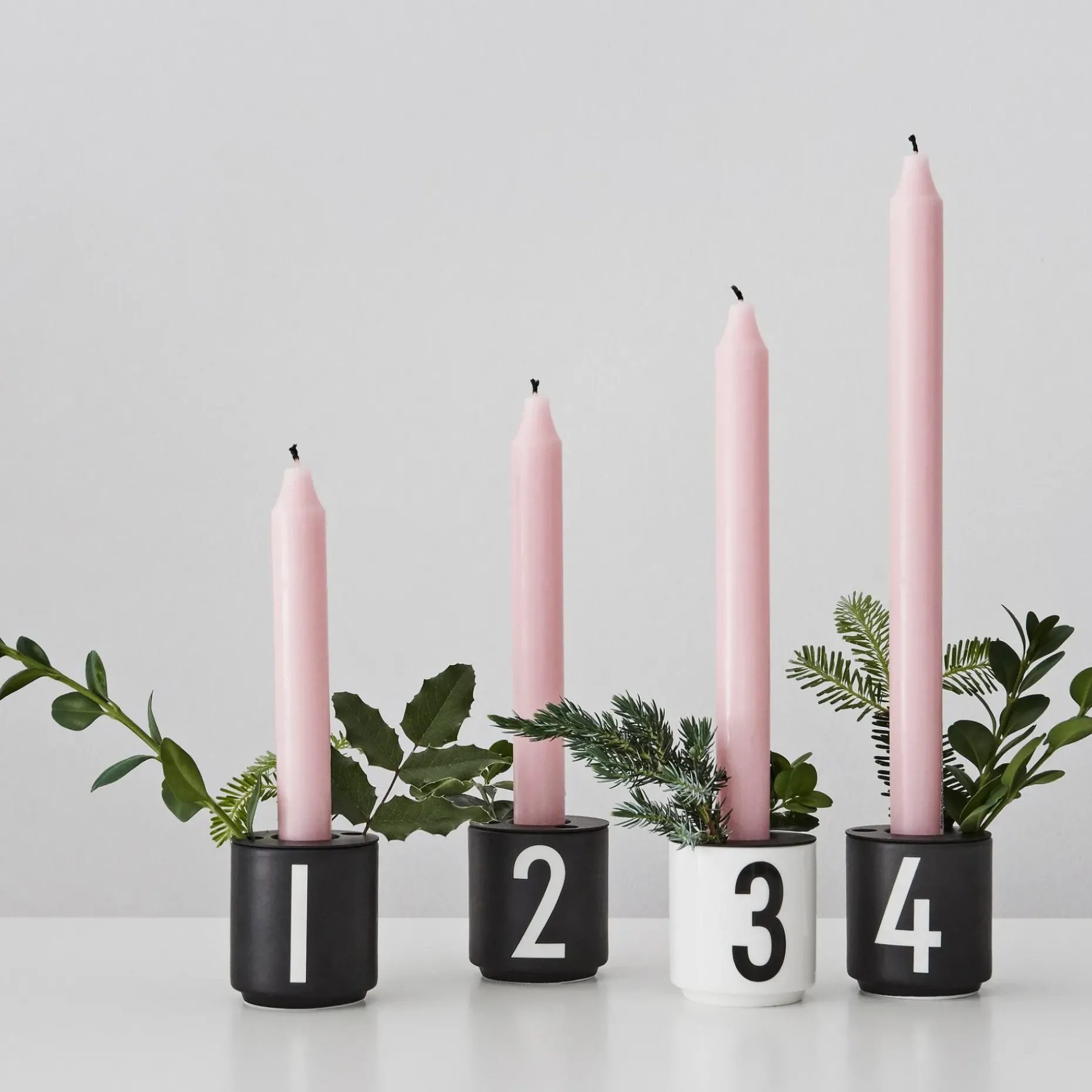 Design Letters Espressokopper 4-Stk. Svart