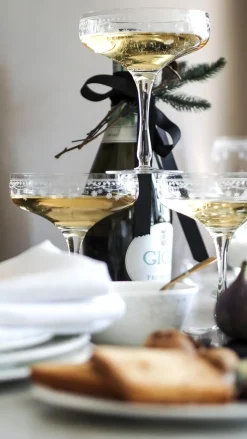 Julemorgen Champagneglass