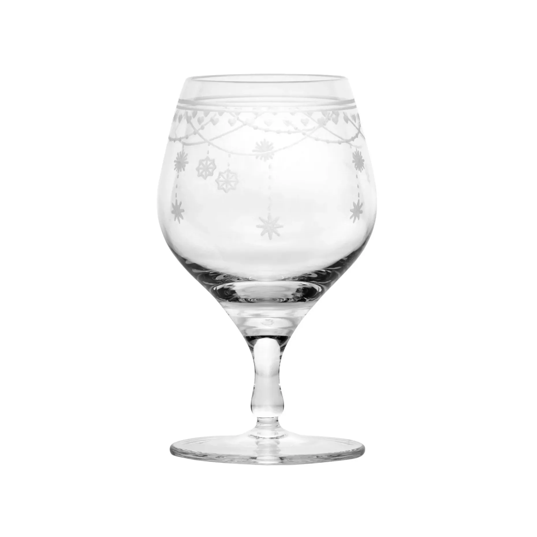 Julemorgen Snapsglass