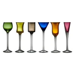 Lyngby Glass Snapsglass 2,5 5 Cl 6 Deler