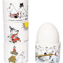 Mummi Farge Eggeglass 4 Deler