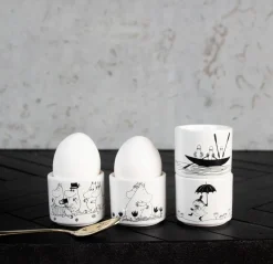 Mummitrollet Eggeglass 4 Deler