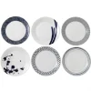Pacific Tallerken Bla 6 Deler