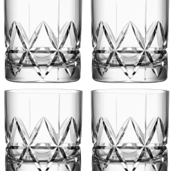 Peak Double Old Fashioned Glass 4-Stk.