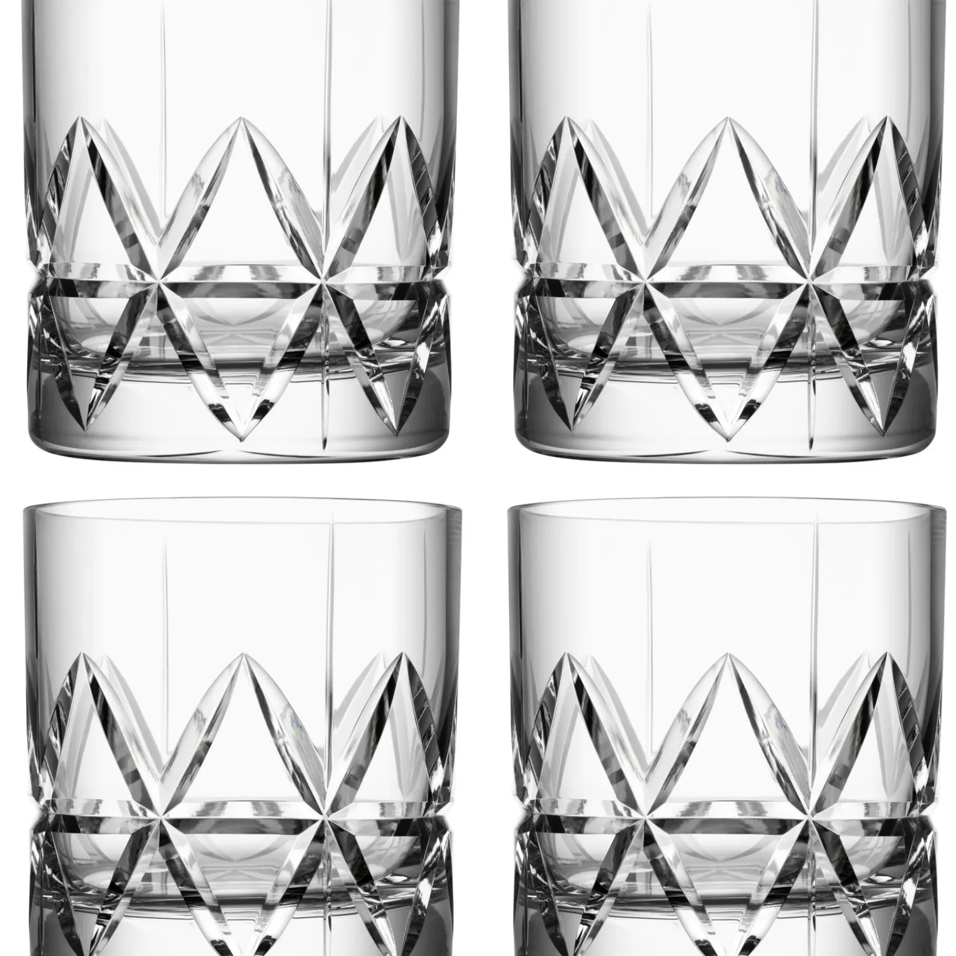 Peak Double Old Fashioned Glass 4-Stk.