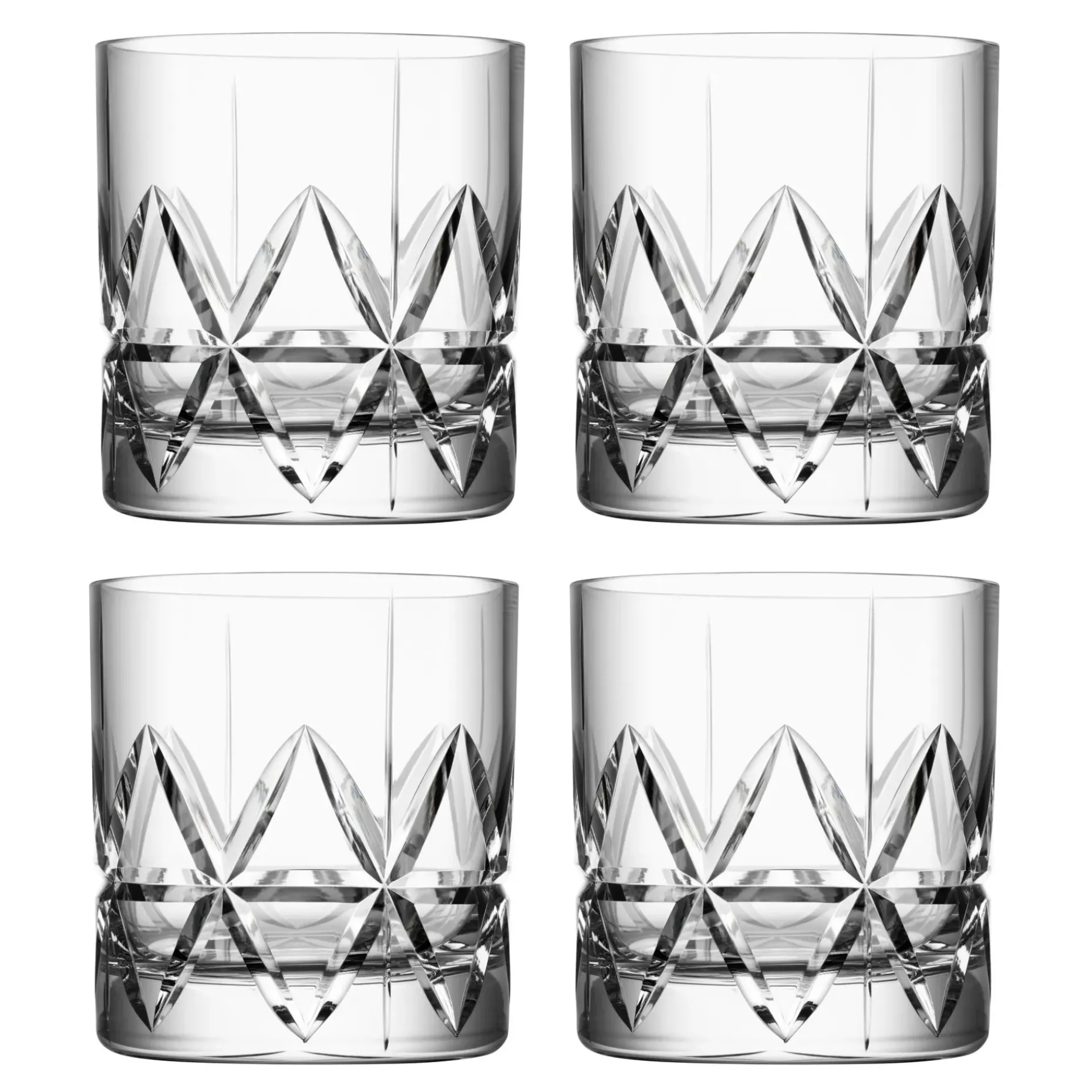 Peak Old Fashioned Glass 4-Stk.