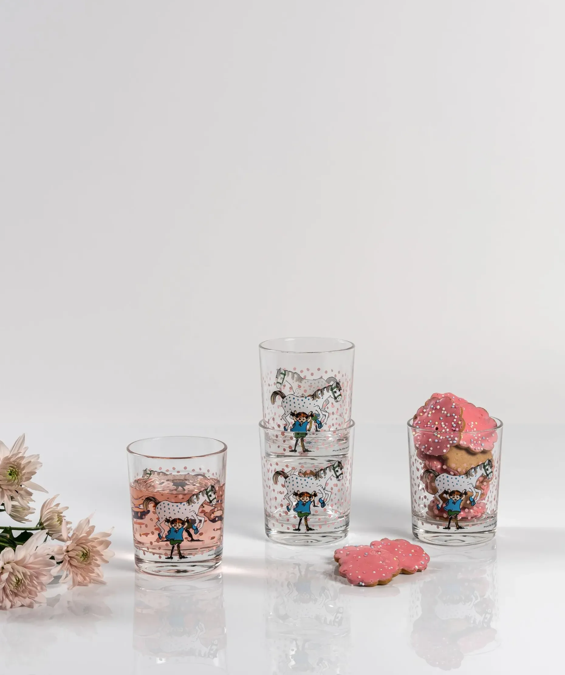 Pippi Og Lilla Gubben Drikkeglass 20 Cl