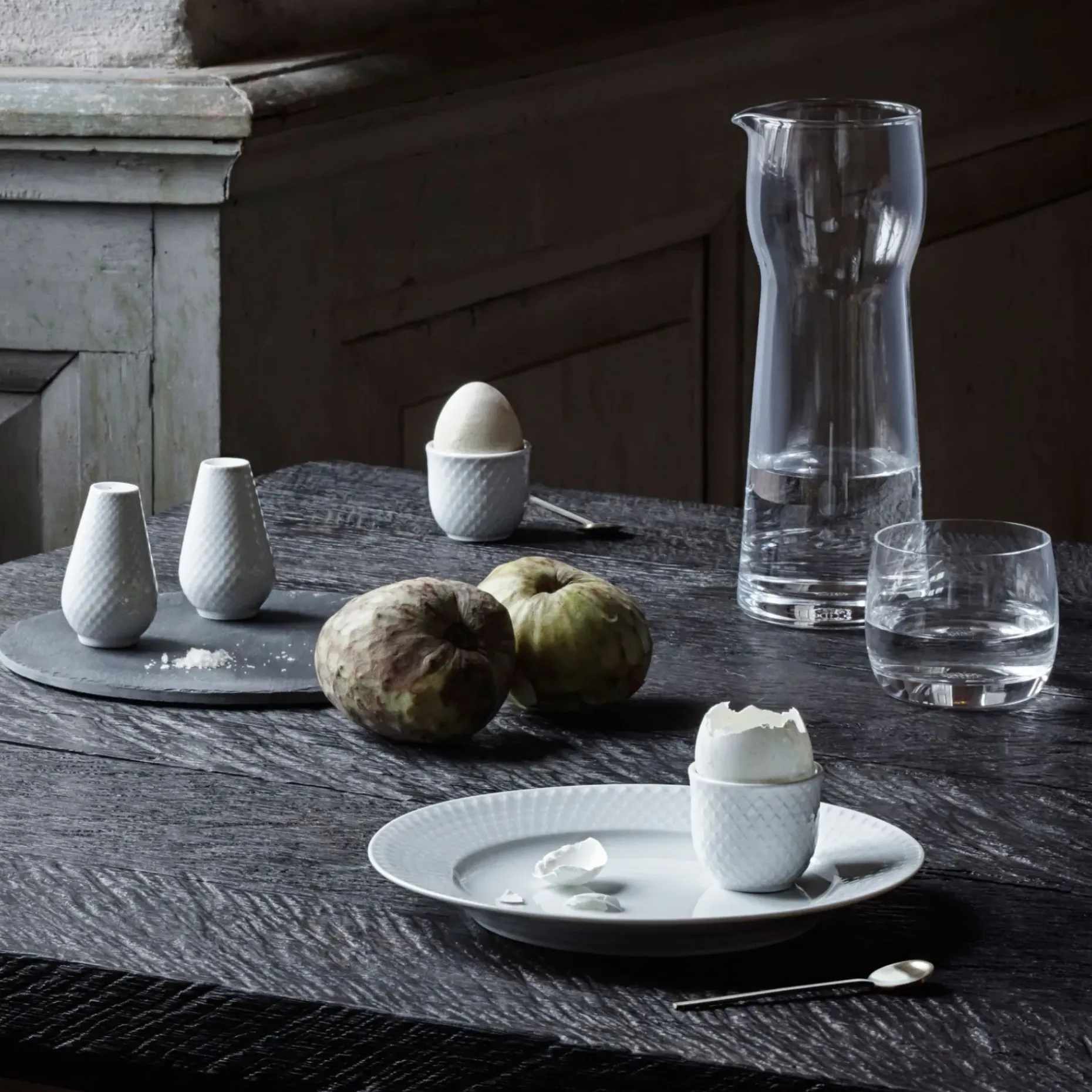 Rhombe Eggeglass, 2-Stk.
