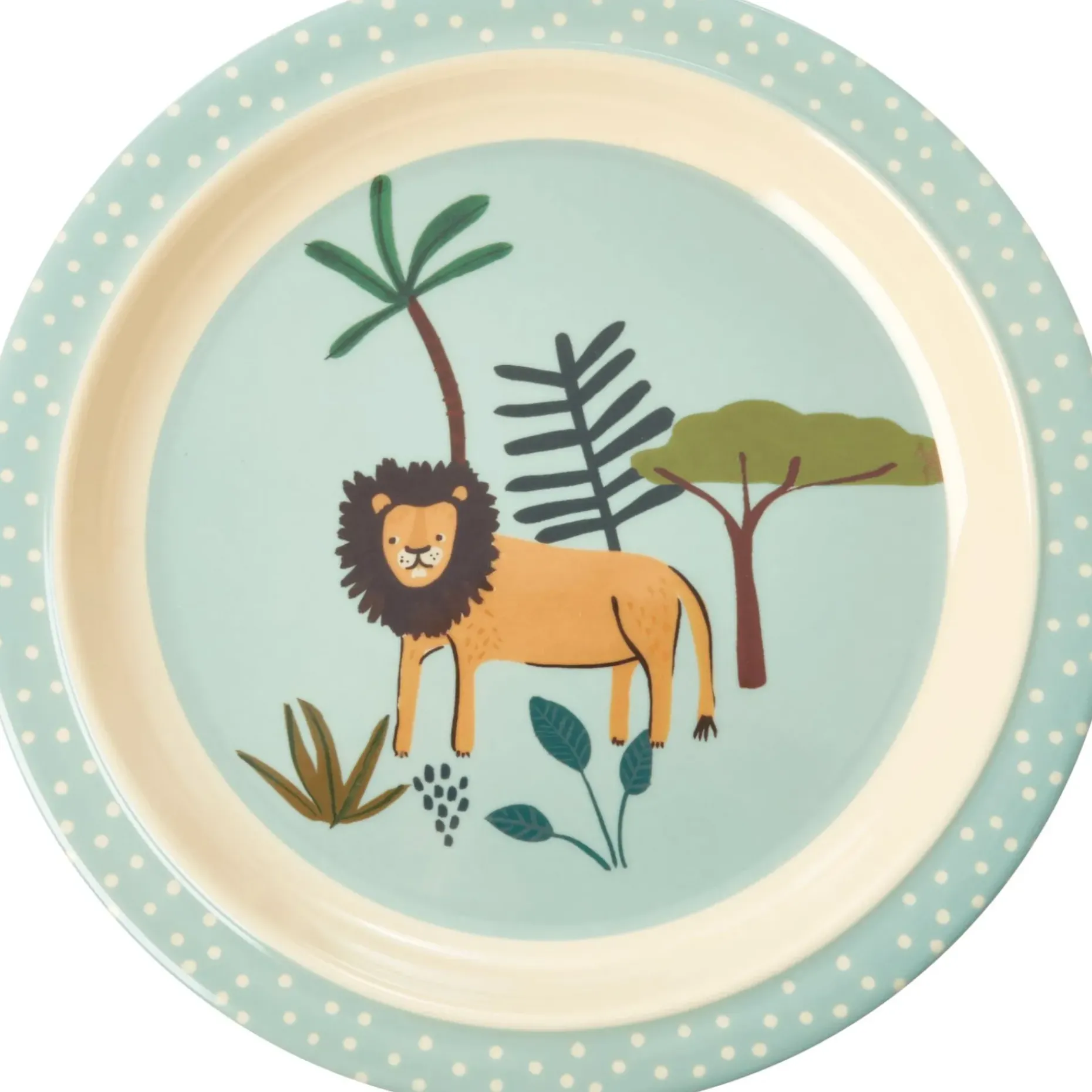 Rice Barnetallerken Jungle Animals