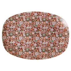 Rice Melamintallerken 16,5X23 Cm
