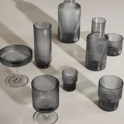 Ripple Long Drink Glass 4-Pakk