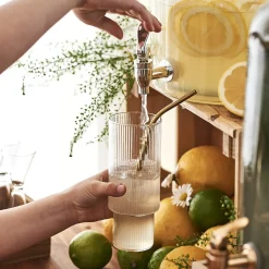 Ripple Long Drink Glass 4-Pakk