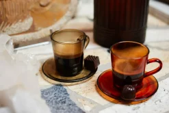70'S Glassware Kaffefat O 10,6 Cm 4-Pakning