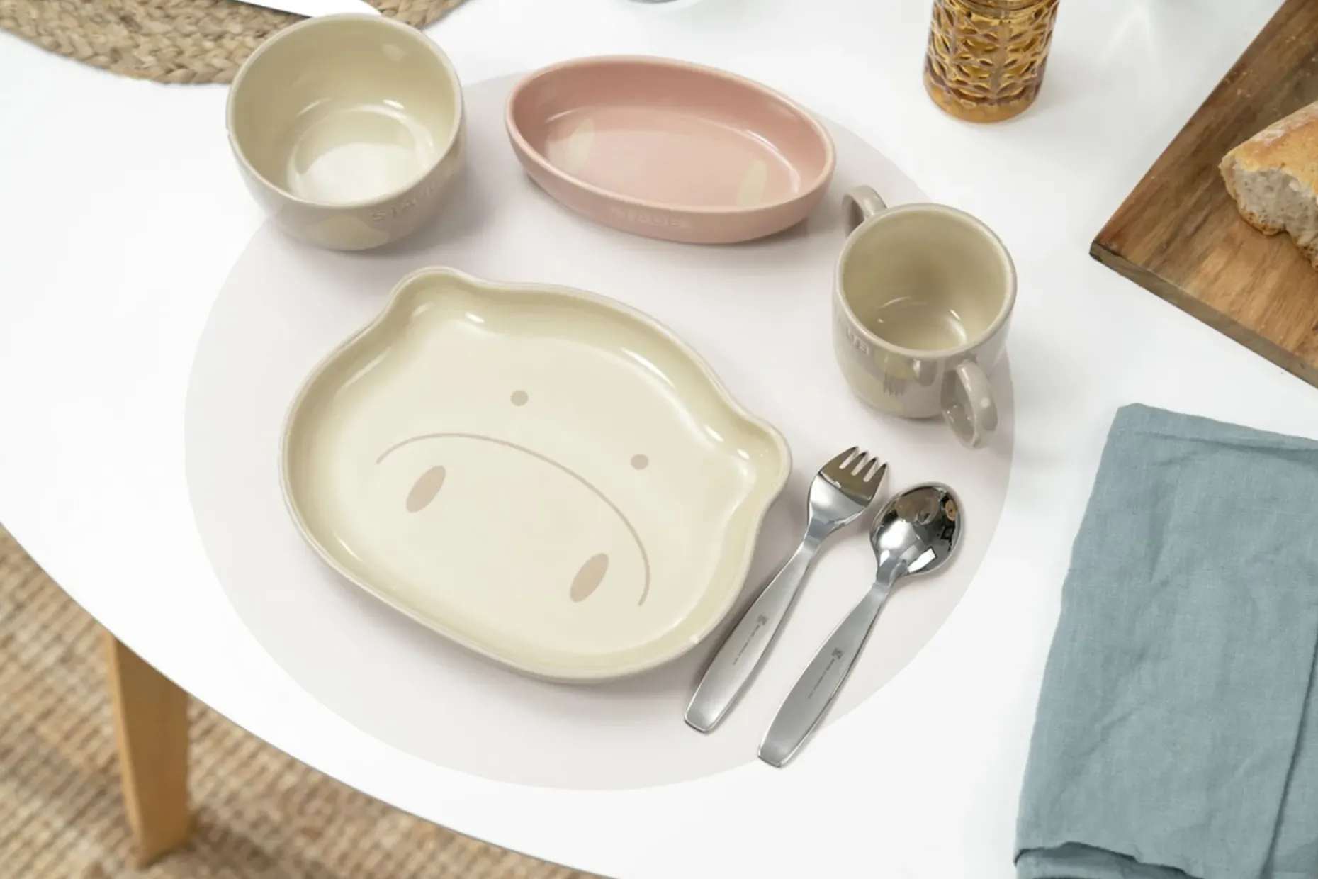 Staub Barneservise 4 Deler